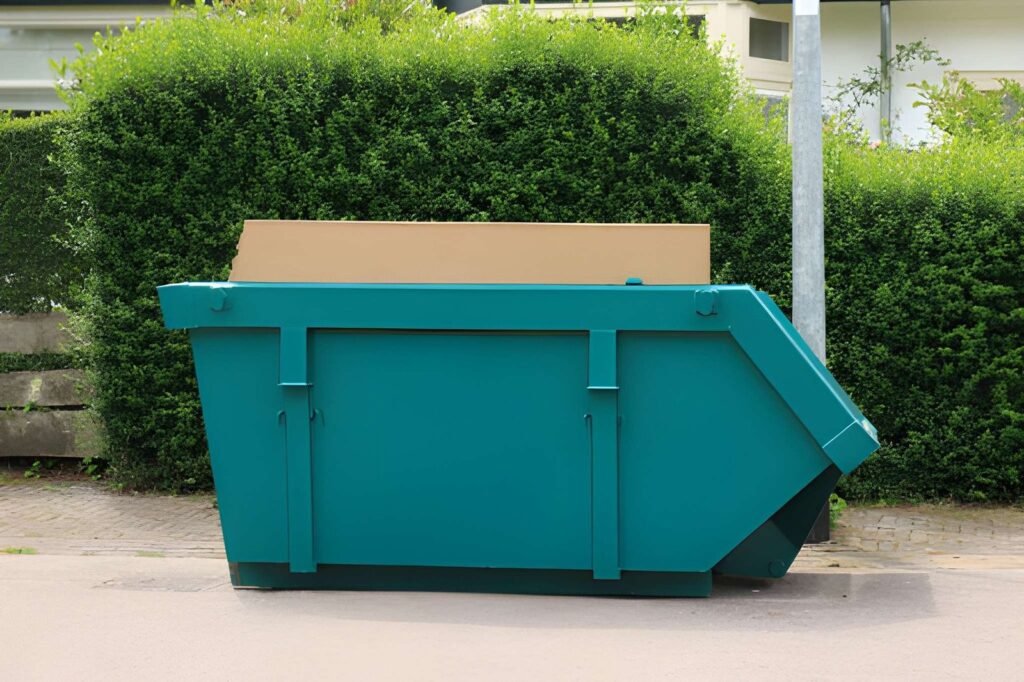 Branded skip hire container